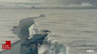 Un immense bloc de glace se détache de l’Antarctique [upl. by Lenni]