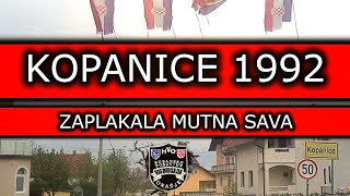 KOPANICE 1992  ZAPLAKALA MUTNA SAVA HVO 106 ORAŠJE [upl. by Garek]