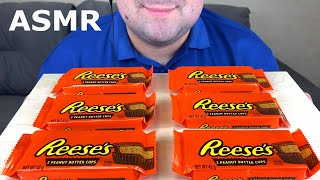 ASMR Reeses Chocolate Covered Peanut Butter Cups Mukbang Eating Sounds [upl. by Inglis]