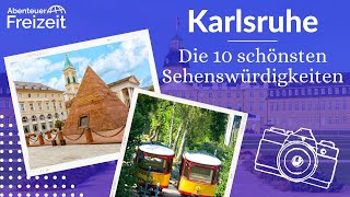 Top 10 Sehenswürdigkeiten Karlsruhe  Sehenswertes Attraktionen amp Ausflugsziele in Karlsruhe [upl. by Stearne]