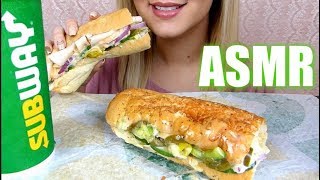 ASMR Subway Whispering  Eating Show  EatWithJas91 [upl. by Aihtenyc886]