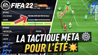 TUTO FIFA 22  La FORMATION META POUR LÉTÉ ☀️  TACTIQUES PERSO  412122 CHEATÉ [upl. by Ingunna]