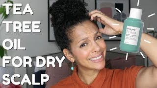 HOW TO USE TEA TREE OIL FOR A DRY amp ITCHY SCALP  DISCOCURLSTV [upl. by Isej]