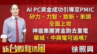 AI PC資金成功引導至PMIC 矽力、力智、致新、來頡全面上攻 神盾集團資金跑去重電 華城、中興電可追嗎？｜新台股龍捲風 徐照興 分析師｜20231228 [upl. by Giuditta882]