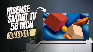 REVIEW SMART TV 58 INCH HISENSE TERBARU  HISENSE 58A6100K [upl. by Rosenkrantz]