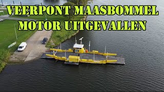 Veerpont Maasbommel heeft problemen met de motor wat nu [upl. by Sellihca]