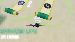 Shinobi Life 2 Live Farming [upl. by Eahsed212]