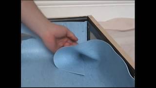 How to fit the vinyl flooring in corners with Quantum Flooring [upl. by Colman]