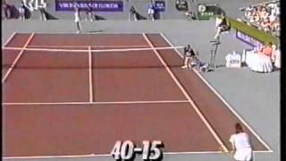 Gabriela Sabatini v Steffi Graf Boca Raton 1991 pt3 [upl. by Enitsyrhc456]