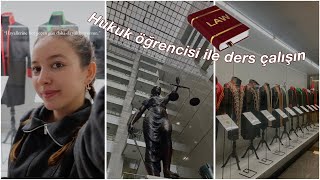 HUKUK ÖĞRENCİSİ İLE DERS ÇALIŞINÇAĞLAYAN ADLİYESİNE GİDİYORUZ👩🏼‍⚖️ [upl. by Adam764]