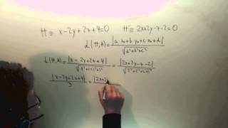 Puntos equidistantes a dos planos Geometria analitica Selectividad Matematicas Academia Usero [upl. by Macomber]