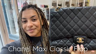 Chanel Maxi Classic Flap Review [upl. by Burl]