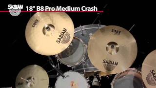 SABIAN 18quot B8 Pro Medium Crash [upl. by Suravaj]