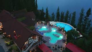 Relax at Halcyon Hot Springs in Nakusp BC Canada  Video by Chris Wheeler [upl. by Hayidan]