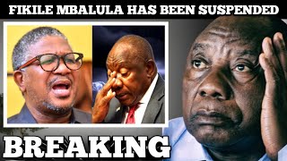 Breaking News Fikile Mbalula Reveals That The GNU Cabinet Will Be Suspended Till After further [upl. by Ecart]