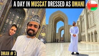 DRESSING LIKE A OMANI in MUSCAT OMAN 🇴🇲 [upl. by Nnayar]