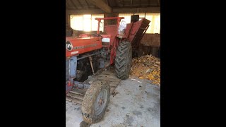 MASSEY FERGUSON 165 I BERAC SIP JEDNOREDNI BRANJE KUKURUZA [upl. by Costanzia]