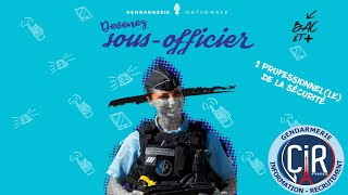 DEVENIR GENDARME  LE CONCOURS SOUS OFFICIER DE GENDARMERIE [upl. by Engud]