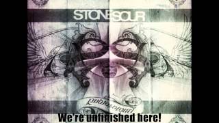 Stone SourUnfinished Lyric Video [upl. by Gaul]