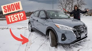 2023 Nissan Kicks Review and Test Drive  Can it Conquer the Snow [upl. by Biernat879]