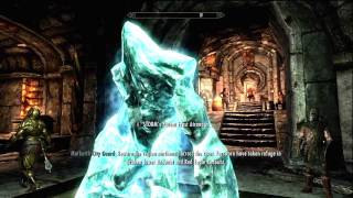 Skyrim  Conjure Frost Atronach  Adept Conjuration Magic Spell [upl. by Edals]