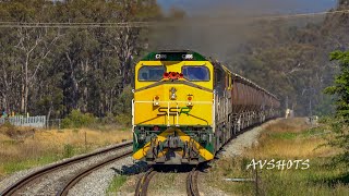 C506 C505 BRM001 and more FREIGHT amp Passenger around Menangle Tahmoor and Casula [upl. by Ahsek488]