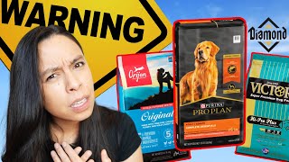 The 4 TOP Dog Foods to AVOID 😳 Purina Orijen Victor and Diamond [upl. by Ynhoj245]