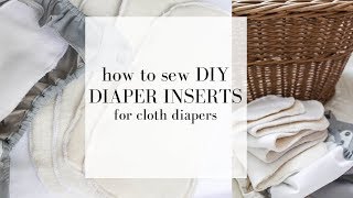 DIY Cloth Diaper Inserts [upl. by Jethro415]