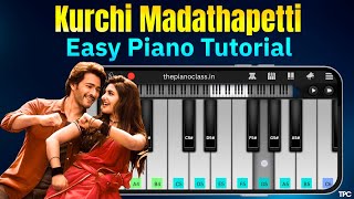 Kurchi Madathapetti Piano Tutorial  Mahesh Babu  Kurchi Madathapetti Perfect Piano Tutorial [upl. by Aivatahs]