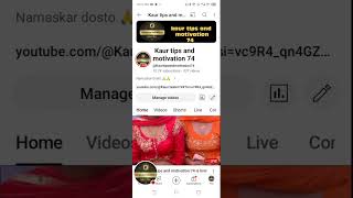 Kaur tips and motivation 74 is live [upl. by Suolkcin]