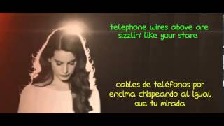 Lana del Rey  Summertime Sadness Lyrics  Subtitulado en español [upl. by Ayerim]