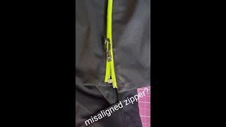 How to repair a misaligned zipper tutorial [upl. by Kettie]