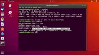 How to Compile and Run C program Using GCC on Ubuntu Linux [upl. by Yendic]