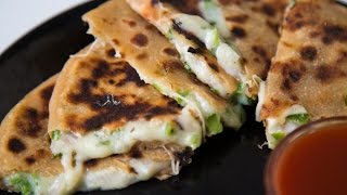 Chili Cheese Paratha Recipe  Cheese Stuffed Paratha  Breakfast Recipe By Teamwork Food [upl. by Sabra]