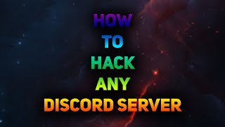 How To Hack Any Discord Server Fast And Easy UNDETECTED WORKING 2021 [upl. by Panter318]