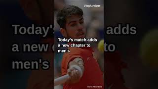 Carlos Alcaraz vs Novak Djokovic Olympics mens tennis final live up [upl. by Adnama]