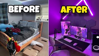 Transforming My Gaming Setup Into My DREAM Gaming Setup [upl. by Edrick613]