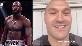 Tyson Fury Sends Birthday Message to Deontay Wilder Following Epic Trilogy Bout Shorts [upl. by Bendix]