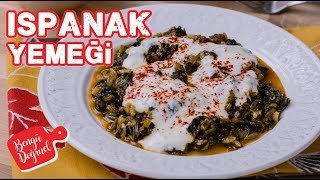 Pirinçli Ispanak Yemeği Nasıl Yapılır Kolay Sebze Yemeği Tarifi Yemek Tarifleri [upl. by Fafa]