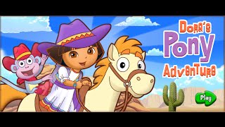 Dora The Explorer Pony Adventure Game for kids [upl. by Milda]