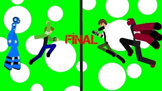 Stick Nodes Animation  Ben 10k Classic vs Ben 10 Ultimate Alien  Part 3Final [upl. by Piegari]