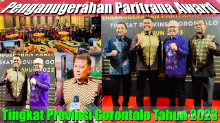 Penganugerahan Paritrana Award Tingkat Provinsi Gorontalo Tahun 2023 [upl. by Aivato405]