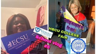 SCHOOL VLOG 5HBCU COLLEGE TOUR AND GETTING ACCEPTED ON THE SPOT VLOG [upl. by Dow]