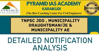 PYRAMID IAS ACADEMY  MUNICIPAL ADMINISTRATION amp WS DEPT AE  JETA Detailed Notification Analysis [upl. by Ahsiener488]