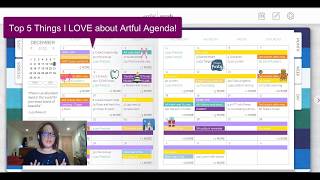 Artful Agenda Digital Planner  the Top 5 Reasons I love it [upl. by Hploda149]