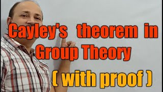 cayleys theorem in group theory with proof modern algebra in hindi Bsc Msc net jam maths Hd sir [upl. by Kram]