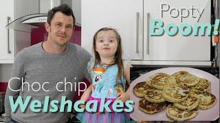 Chocolate chip Welsh cakes  delicious and easy to make  on traditional bakestone [upl. by Eddana384]