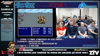 SGDQ 2013 French restream  Final Fantasy IV par Brossentia  comm mistermvRomiYsangwen [upl. by Erich125]