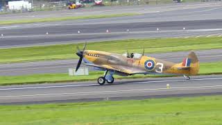 MK356 SPITFIRE arrived at Ayr show 2023 [upl. by Yetsirhc]