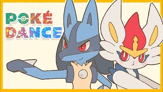 Pokémon POKÉDANCE Lucario Cinderace [upl. by Dowd922]